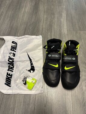 Nike Zoom Javelin Elite 3 Black Volt Track Spikes Men's DV9193-001 New